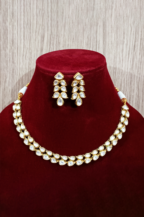 Kundan Polki Meenakari Wedding Necklace set