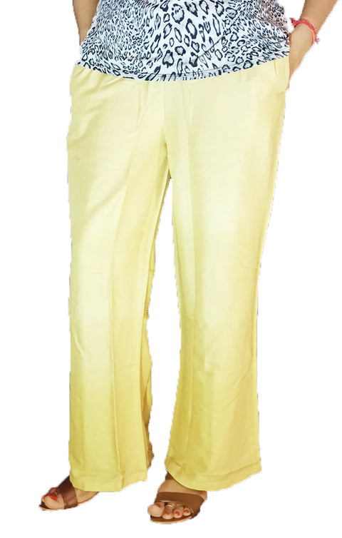 Designer cream Rayon Plazzo for Womens and Girls (D21)