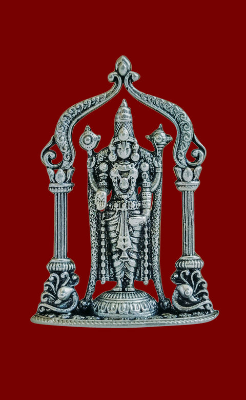 925 Pure Silver Tirupati Balaji Idols For Pooja Office, Home/Best for Gifting (D30)