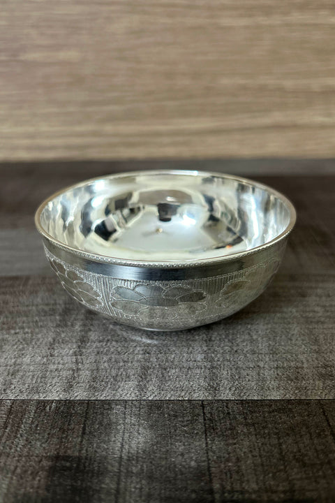 925 Solid Silver Big Bowl (Design 55)