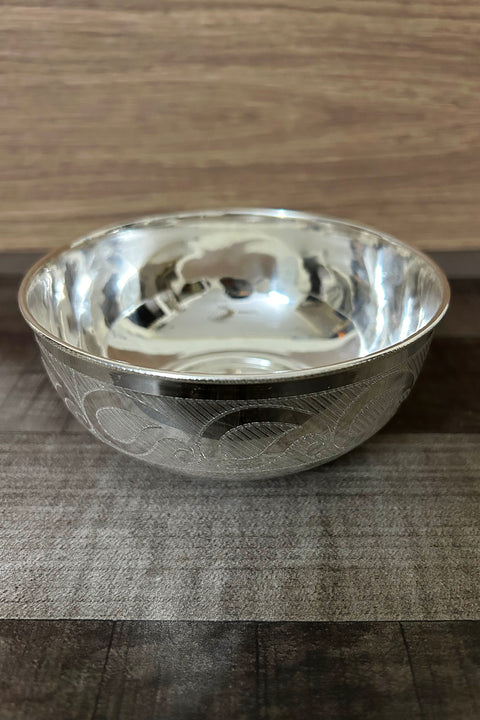 925 Solid Silver Big Bowl (Design 50)