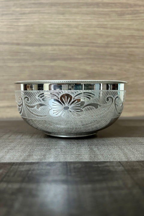 925 Solid Silver Big Bowl (Design 49)