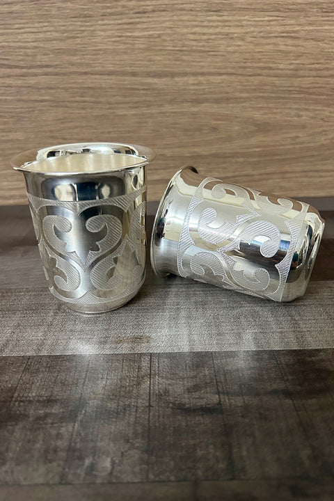 925 Solid Silver Designer Glass (Design 37)