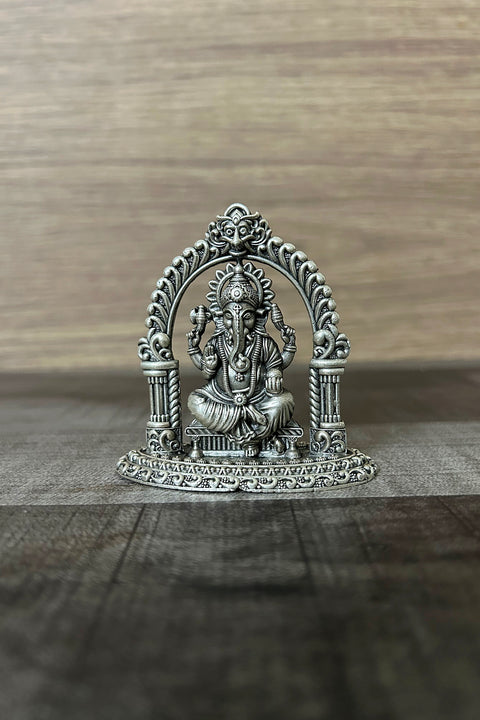 925 Pure Silver Ganesha Idol For House Warming (D21)