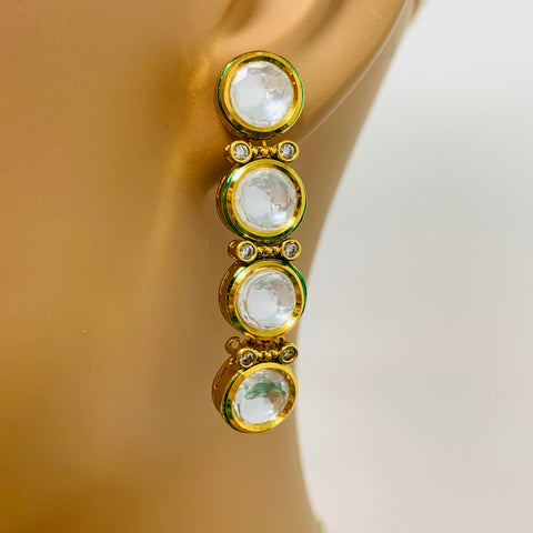 Designer Gold Plated Kundan Set (D134)