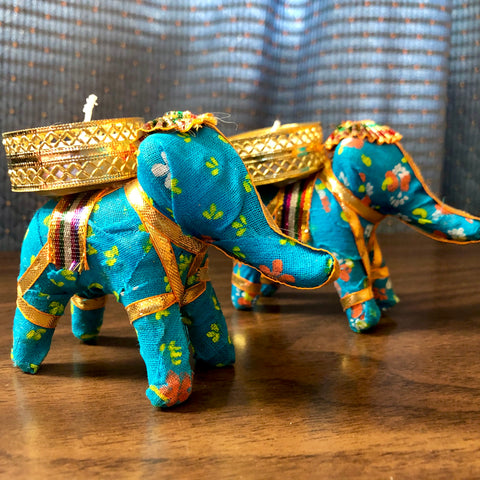 Handmade Elephant Tealight holder for bedroom, dining, Diwali, Navratri home decor
