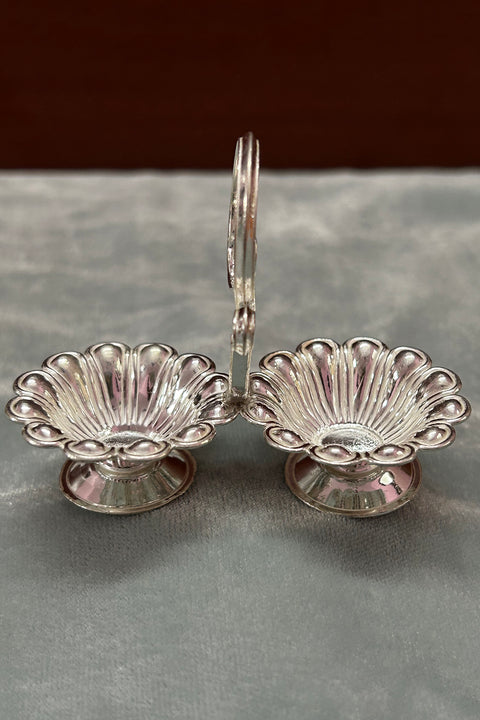 925 Pure Silver Designer Kumkum Box (Design 88)