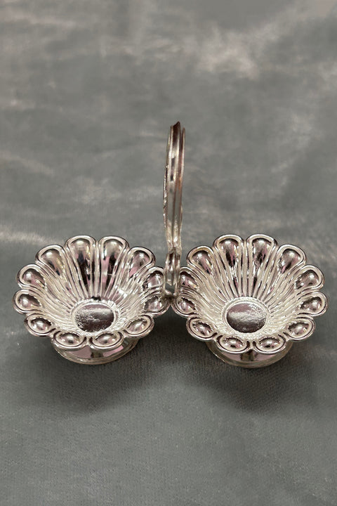 925 Pure Silver Designer Kumkum Box (Design 88)