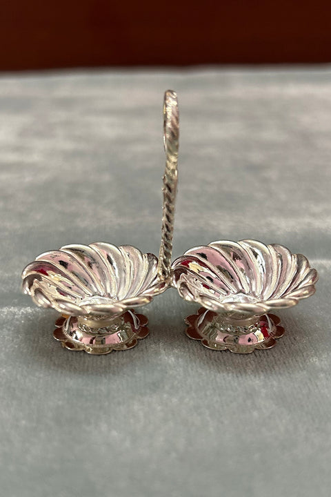 925 Pure Silver Designer Kumkum Box (Design 93)