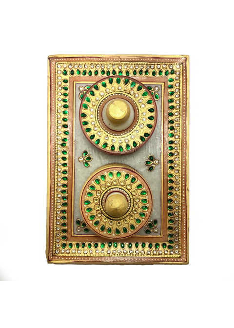 Marble Handicraft Tray Set Rectangle Shape Gift Item (D47)