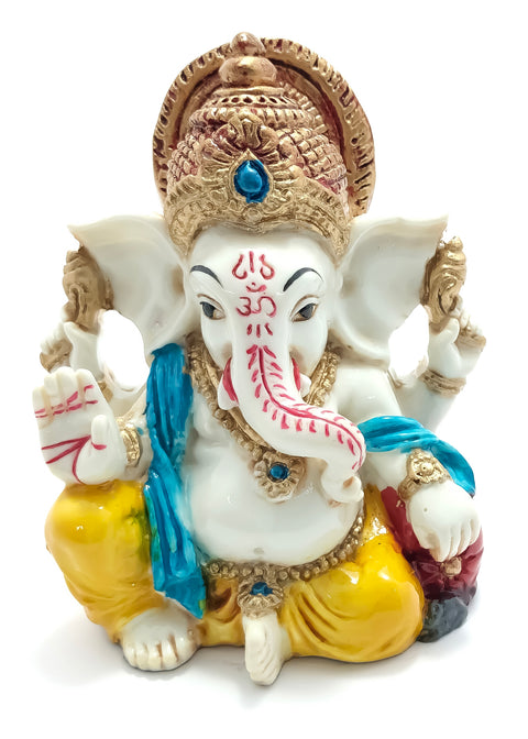 Lord Ganesha Idol Hindu Figurine Showpiece Home Decor Gifting Diwali Birthday Festivals (D101)