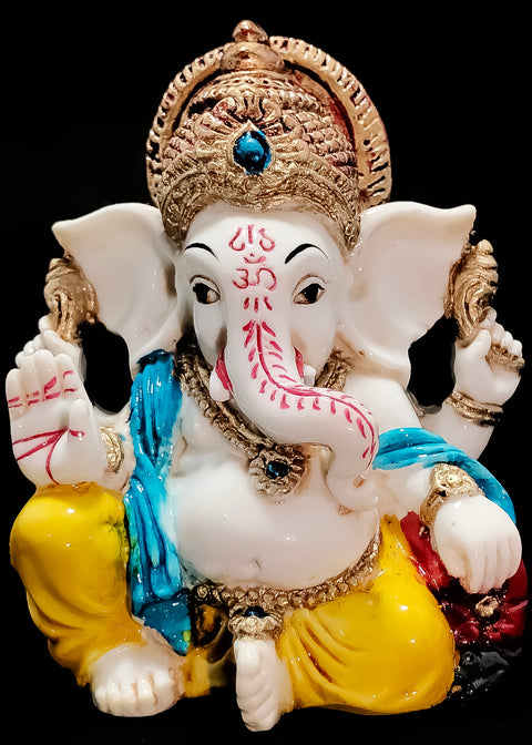 Lord Ganesha Idol Hindu Figurine Showpiece Home Decor Gifting Diwali Birthday Festivals (D101)