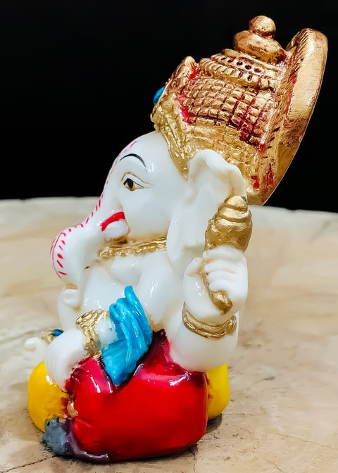 Lord Ganesha Idol Hindu Figurine Showpiece Home Decor Gifting Diwali Birthday Festivals (D101)