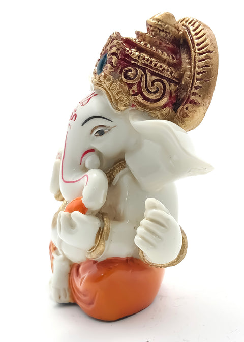 Lord Ganesha Idol Hindu Figurine Showpiece Home Decor Gifting Diwali Birthday Festivals (D99)