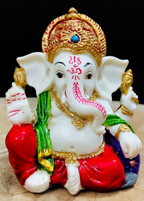 Lord Ganesha Idol Hindu Figurine Showpiece Home Decor Gifting Diwali Birthday Festivals (D100)