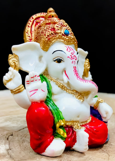 Lord Ganesha Idol Hindu Figurine Showpiece Home Decor Gifting Diwali Birthday Festivals (D100)