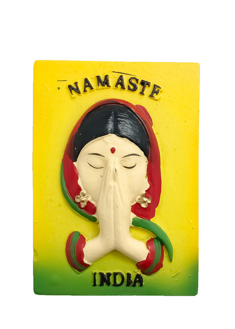 Resin Namaste Fridge Magnet (D50)