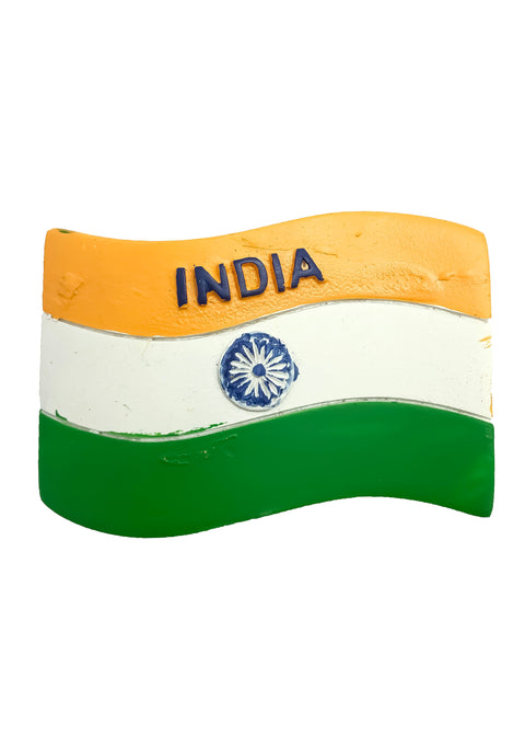 Resin Indian Flag Fridge Magnet (D51)