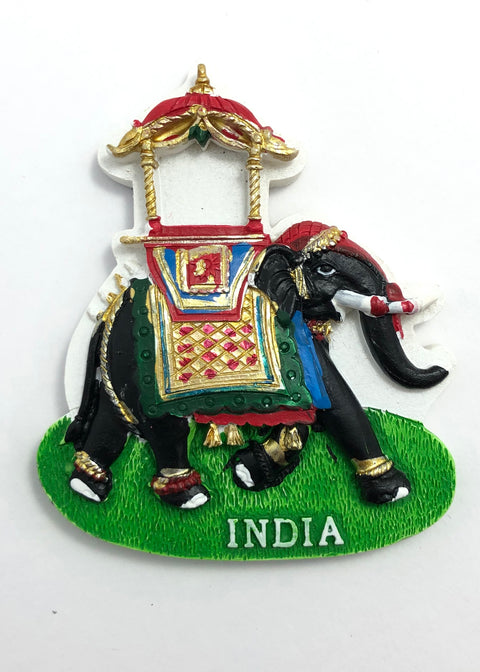 Resin Ambabari Elephant Fridge Magnet (D54)