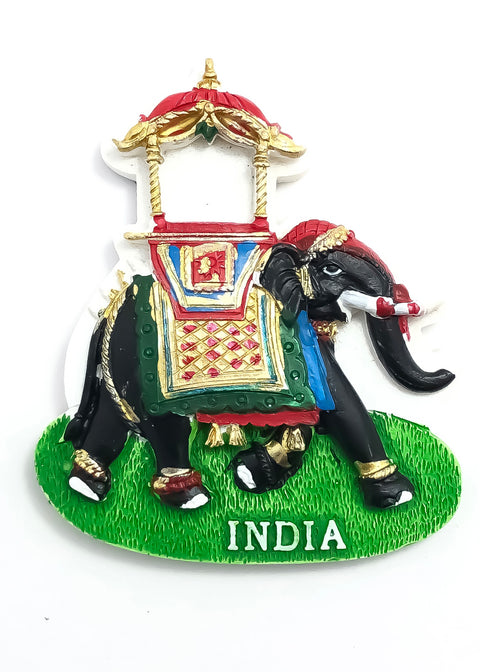 Resin Ambabari Elephant Fridge Magnet (D54)