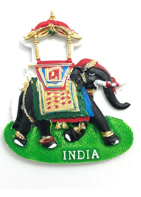 Resin Ambabari Elephant Fridge Magnet (D54)