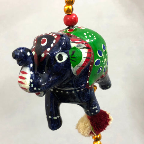 Elephant Door Hangings Decorative Toran Blue Color For Festival Home Décor And Gift Purpose (D76)