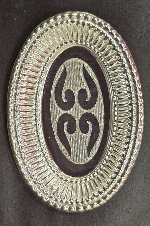 925 Solid Silver 3.25"x2.25" Dimensions Designer Plate