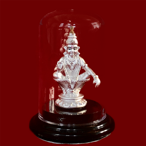 999 Pure Silver Round Ayyappa ji Idol