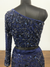 Designer Blue Color Embroidered Fishtail Skirt Set Gown For Women (D3)