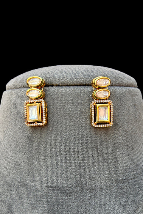 Kundan Necklace with Earrings