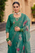 Designer Green Color Readymade Party Wear Suits Pant & Dupatta in Roman Silk For Women (D1027)