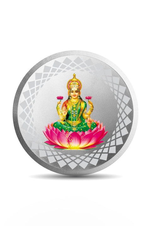 999 Lakshmi Pure Silver  Coin ( Design 11)