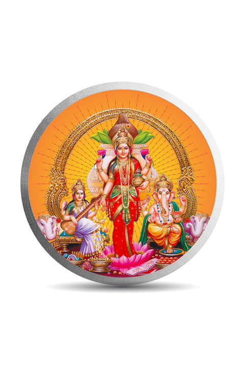 999 Pure Silver Trimurti 10 Grams Coin ( Design 12)