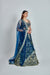 Teal Blue Georgette Embroidered Zari Sweetheart Nakshi Work Lehenga Set For Women (D365)
