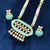 Designer Gold Plated Kundan Set (D969)