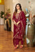 Maroon Color Rayon Readymade Pant Style Suit with Dupatta (D1043)