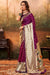 Gorgeous Dark Purple Color Party Wear Maharani Paithani Designer Saree (D745)