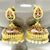 Designer Black Meenakari Gold Jhumki