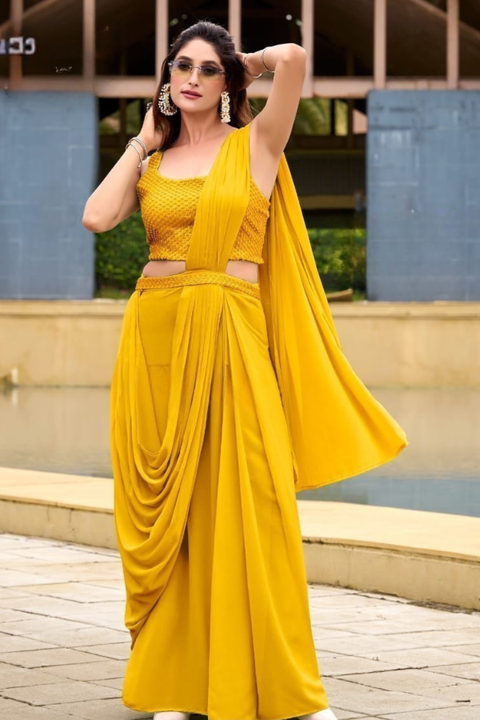Pre-Draped Saree 