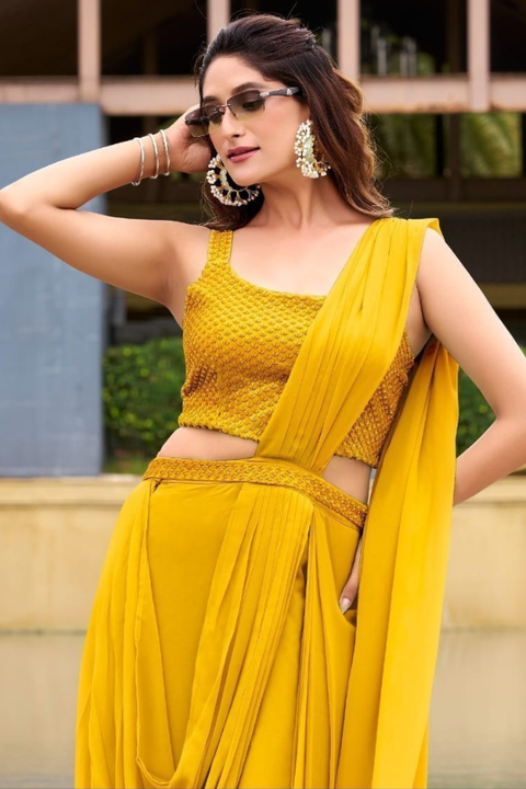 Pre-Draped Saree 