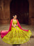 Designer Green Color Georgette Thread With Sequence Embroidered Lehenga Choli (D203)