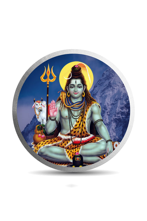 999 Pure Silver Shiv Ji Coins (Design 29)