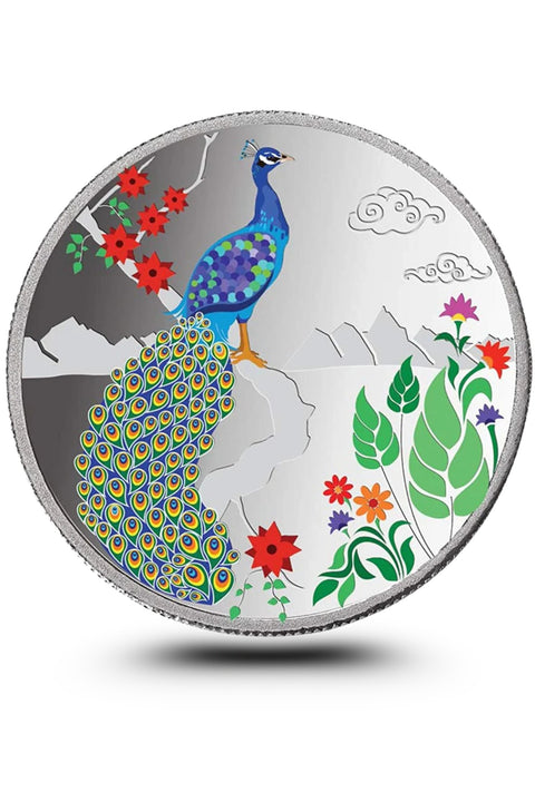 999 Peacock Pure Silver 20 Grams Coin