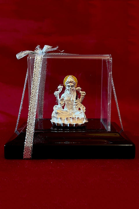 999 Pure Silver Rectangular Exclusive Goddess Lakshmi Idol