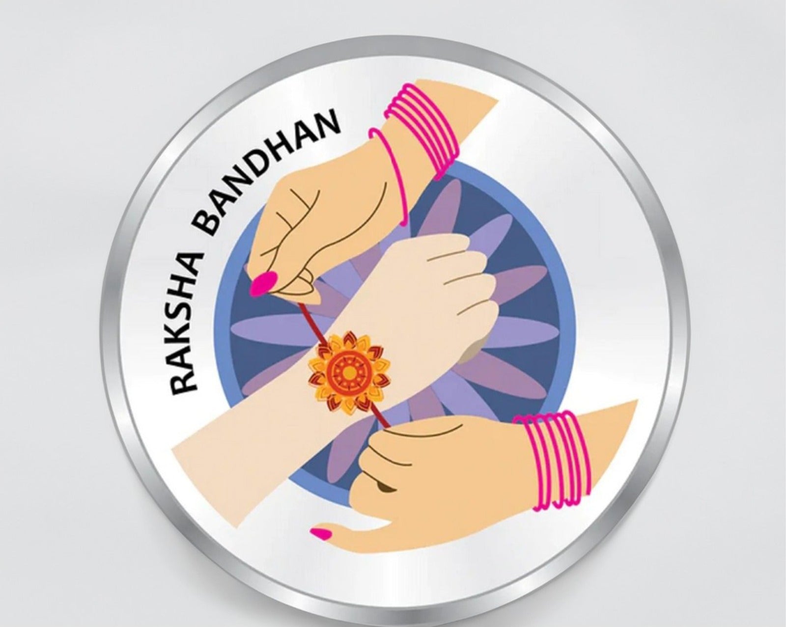 999 Raksha Bandhan Pure Silver Coin– PAAIE