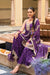 Designer Purple Color Suit with Sharara & Dupatta in Hevey Chinon (D1038)