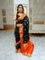 Designer Black/Red Pure Zari And Kanchipuram Pure Soft Silk Sarees (D714)