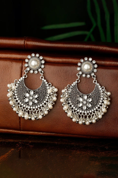 Vintage Gold And Silver Color Hollow Earrings for Women (E843)
