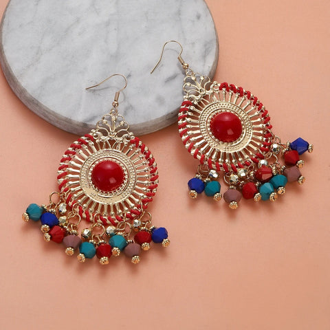 Multicolor Dangle Earrings for Girls and Women (E851)