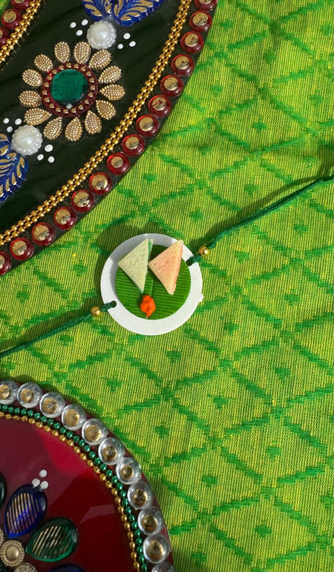 Foodie Handmade Rakhi – Rakhi for Brother (Design 199)